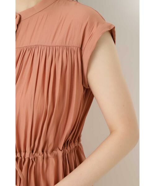 洗える 割繊サテンギャザーワンピース ワンピース Natural Beauty Basic ナチュラルビューティーベーシック ファッション通販 タカシマヤファッションスクエア