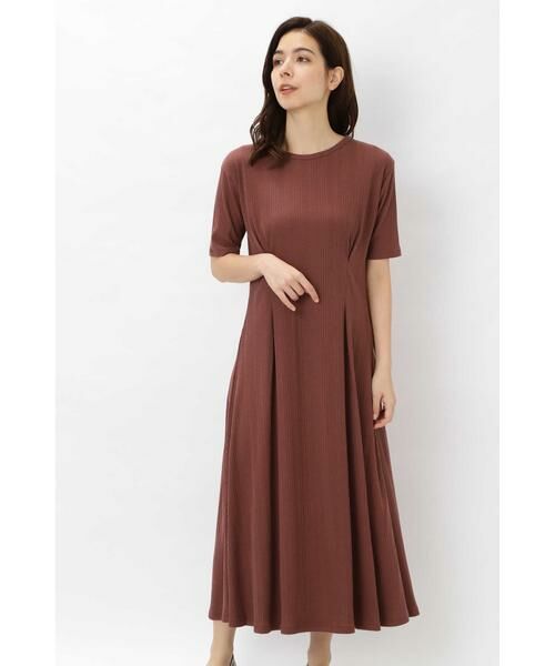 セール 洗える ウエストタックテレコワンピース ワンピース Natural Beauty Basic ナチュラルビューティーベーシック ファッション通販 タカシマヤファッションスクエア