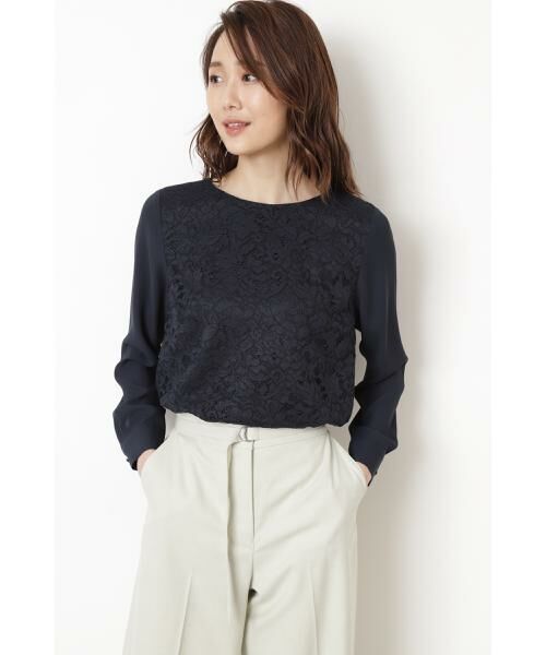 セール スカラレースブラウス シャツ ブラウス Natural Beauty Basic ナチュラルビューティーベーシック ファッション通販 タカシマヤファッションスクエア