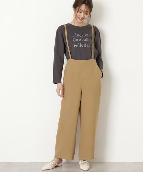 セール サスペンダーワイドパンツ パンツ Natural Beauty Basic ナチュラルビューティーベーシック ファッション通販 タカシマヤファッションスクエア