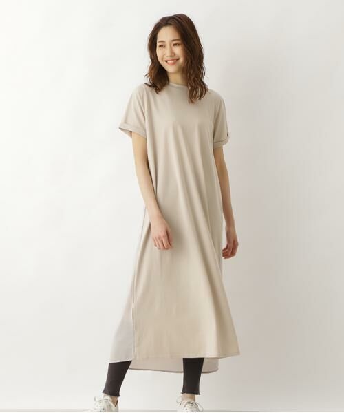 セール シフォンドッキングtシャツワンピース ワンピース Natural Beauty Basic ナチュラルビューティーベーシック ファッション通販 タカシマヤファッションスクエア