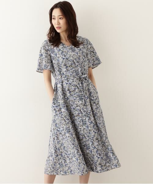 Brushed Flowersプリントワンピース ワンピース Natural Beauty Basic ナチュラルビューティーベーシック ファッション通販 タカシマヤファッションスクエア