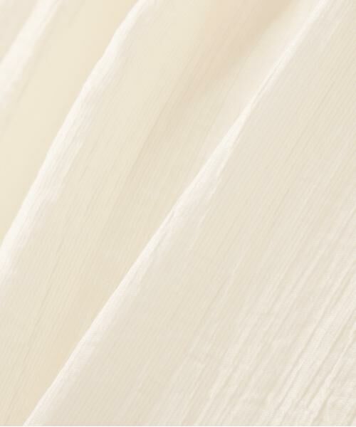 ＊＊NATURAL BEAUTY BASIC / ナチュラルビューティーベーシック シャツ・ブラウス | シアーフリルペプラムブラウス | 詳細14