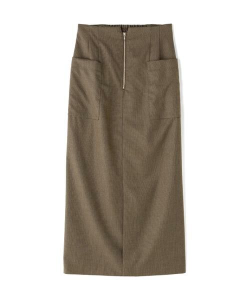 **NATURAL BEAUTY BASIC / ナチュラルビューティーベーシック スカート | アウトポケットジップナロースカート | 詳細1