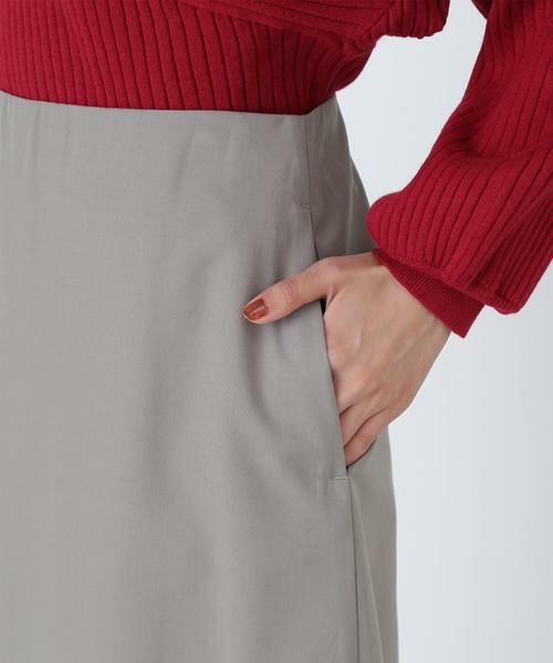 ＊＊NATURAL BEAUTY BASIC / ナチュラルビューティーベーシック スカート | ミニマルセミフレアスカート | 詳細12