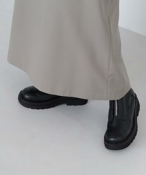 ＊＊NATURAL BEAUTY BASIC / ナチュラルビューティーベーシック スカート | ミニマルセミフレアスカート | 詳細13