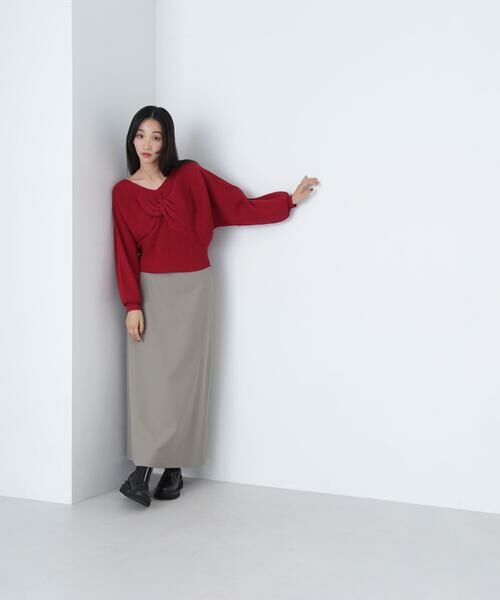 ＊＊NATURAL BEAUTY BASIC / ナチュラルビューティーベーシック スカート | ミニマルセミフレアスカート | 詳細6