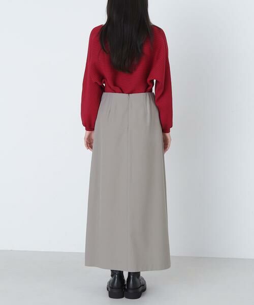 ＊＊NATURAL BEAUTY BASIC / ナチュラルビューティーベーシック スカート | ミニマルセミフレアスカート | 詳細9
