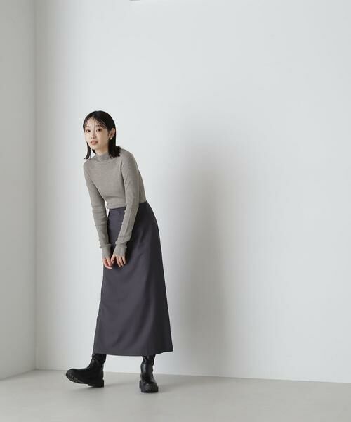 ＊＊NATURAL BEAUTY BASIC / ナチュラルビューティーベーシック スカート | ミニマルセミフレアスカート | 詳細20