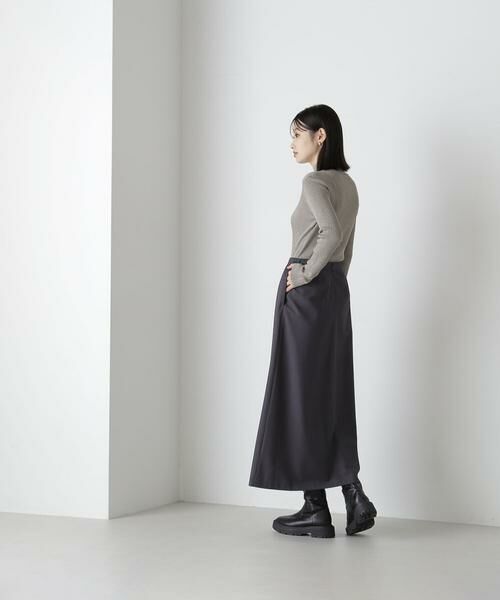 ＊＊NATURAL BEAUTY BASIC / ナチュラルビューティーベーシック スカート | ミニマルセミフレアスカート | 詳細21