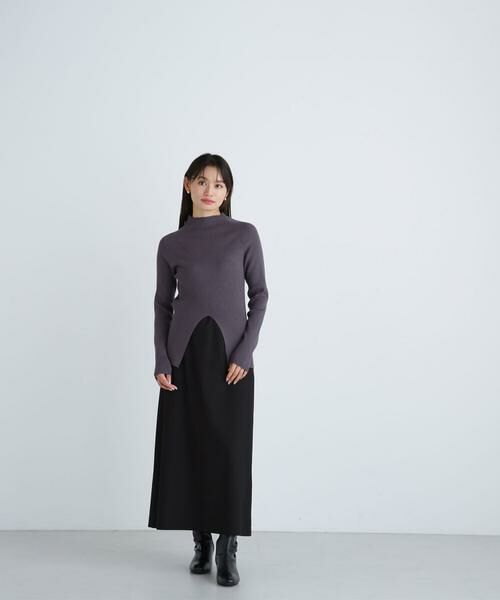 ＊＊NATURAL BEAUTY BASIC / ナチュラルビューティーベーシック スカート | ミニマルセミフレアスカート | 詳細27