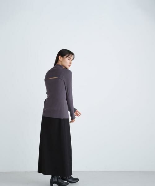 ＊＊NATURAL BEAUTY BASIC / ナチュラルビューティーベーシック スカート | ミニマルセミフレアスカート | 詳細28