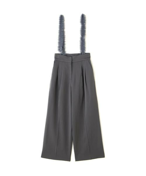 ＊＊NATURAL BEAUTY BASIC / ナチュラルビューティーベーシック パンツ | チュールフリルストラップパンツ | 詳細1