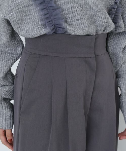 ＊＊NATURAL BEAUTY BASIC / ナチュラルビューティーベーシック パンツ | チュールフリルストラップパンツ | 詳細10