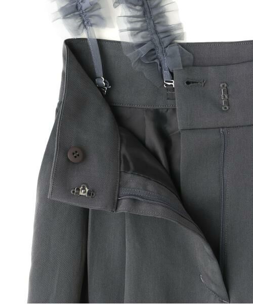 ＊＊NATURAL BEAUTY BASIC / ナチュラルビューティーベーシック パンツ | チュールフリルストラップパンツ | 詳細13