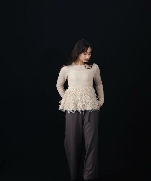 ＊＊NATURAL BEAUTY BASIC / ナチュラルビューティーベーシック パンツ | フレアワイドパンツ | 詳細4