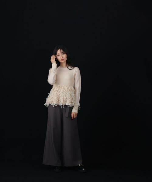 ＊＊NATURAL BEAUTY BASIC / ナチュラルビューティーベーシック パンツ | フレアワイドパンツ | 詳細5