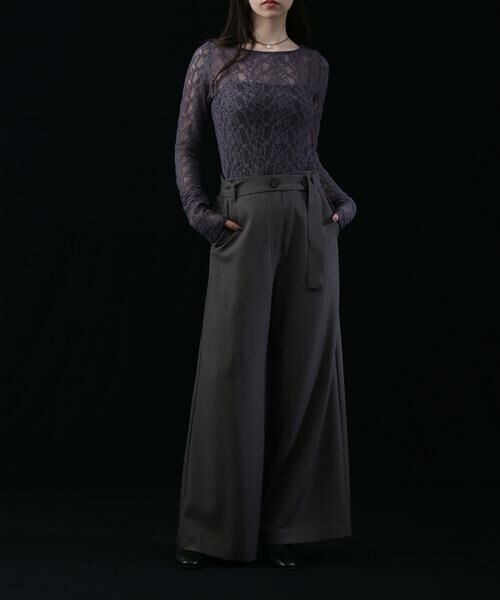 ＊＊NATURAL BEAUTY BASIC / ナチュラルビューティーベーシック パンツ | フレアワイドパンツ | 詳細8