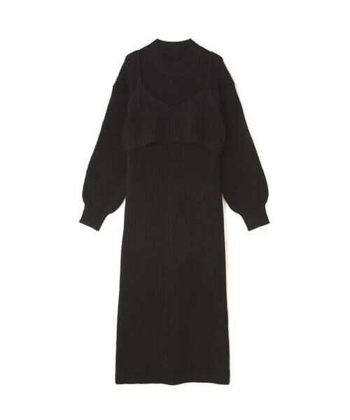 **NATURAL BEAUTY BASIC / ナチュラルビューティーベーシック ワンピース | コンパクトビスチェニットワンピース | 詳細12