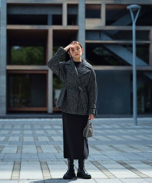 **NATURAL BEAUTY BASIC / ナチュラルビューティーベーシック ワンピース | コンパクトビスチェニットワンピース | 詳細13