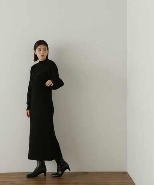 **NATURAL BEAUTY BASIC / ナチュラルビューティーベーシック ワンピース | コンパクトビスチェニットワンピース | 詳細15