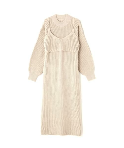 **NATURAL BEAUTY BASIC / ナチュラルビューティーベーシック ワンピース | コンパクトビスチェニットワンピース | 詳細22