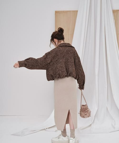 **NATURAL BEAUTY BASIC / ナチュラルビューティーベーシック ワンピース | コンパクトビスチェニットワンピース | 詳細23