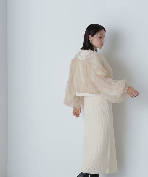 ＊＊NATURAL BEAUTY BASIC / ナチュラルビューティーベーシック ワンピース | チュールカーデ＆ニットワンピセット | 詳細14