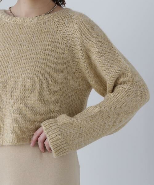 ＊＊NATURAL BEAUTY BASIC / ナチュラルビューティーベーシック ワンピース | クロップドラメトップス＆ニットキャミワンピース | 詳細15