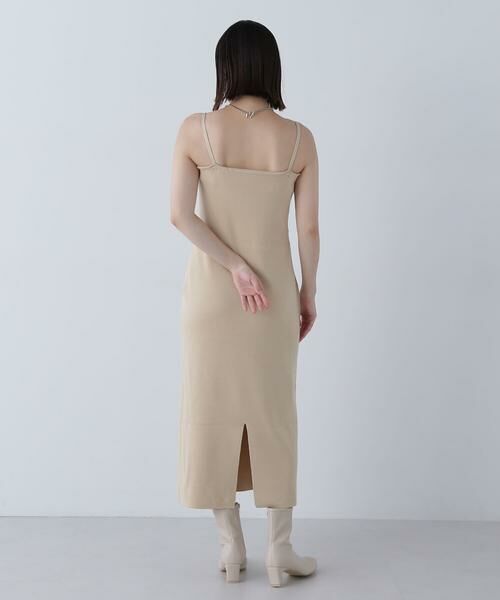 ＊＊NATURAL BEAUTY BASIC / ナチュラルビューティーベーシック ワンピース | クロップドラメトップス＆ニットキャミワンピース | 詳細21