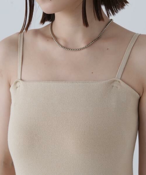 ＊＊NATURAL BEAUTY BASIC / ナチュラルビューティーベーシック ワンピース | クロップドラメトップス＆ニットキャミワンピース | 詳細22