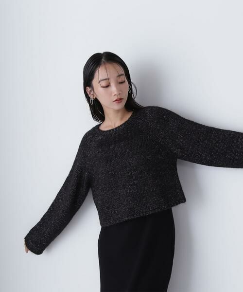 ＊＊NATURAL BEAUTY BASIC / ナチュラルビューティーベーシック ワンピース | クロップドラメトップス＆ニットキャミワンピース | 詳細26