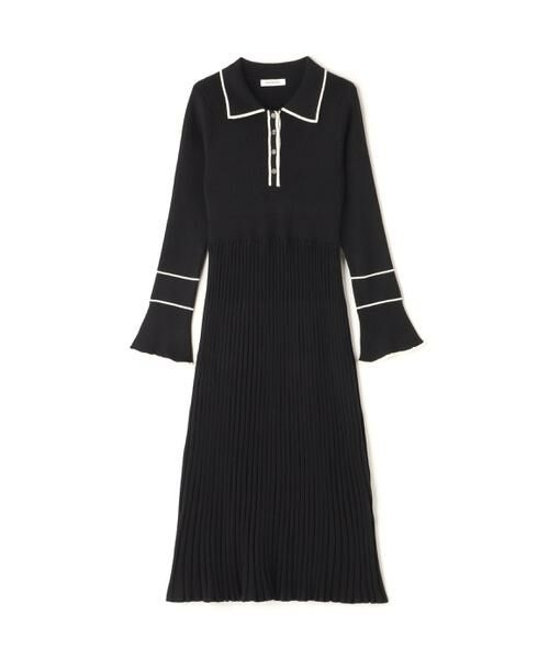 セール】 ポロバイカラーニットワンピース （ワンピース