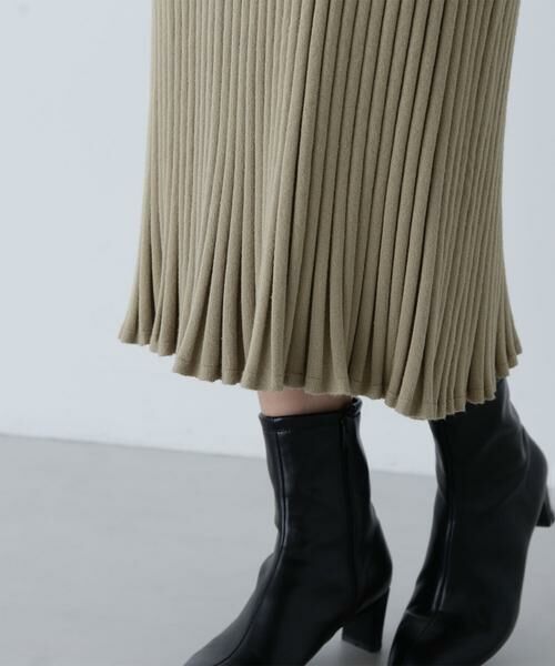 ＊＊NATURAL BEAUTY BASIC / ナチュラルビューティーベーシック ワンピース | ポロバイカラーニットワンピース | 詳細29