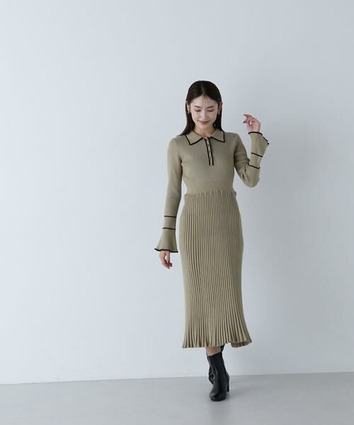 【新品】NATURAL BEAUTY BASIC ニットワンピース PSサイズ N.Natural Beauty Basic ワンピース 「PS/低身長サイズ」ニット