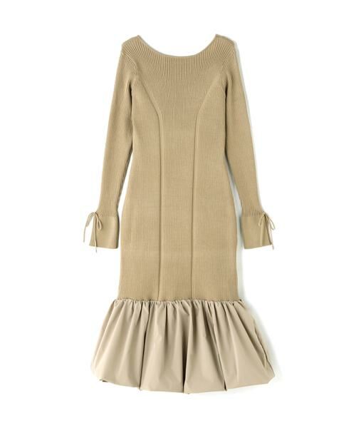 セール】 バルーンヘムニットワンピース （ワンピース）｜＊＊NATURAL