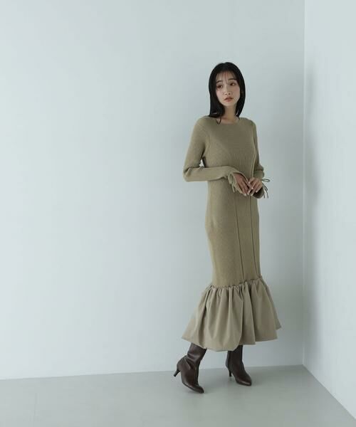 セール】 バルーンヘムニットワンピース （ワンピース）｜＊＊NATURAL