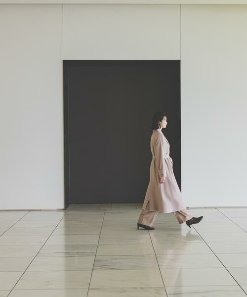 ＊＊NATURAL BEAUTY BASIC / ナチュラルビューティーベーシック アウター | ベルテッドコート　24AW | 詳細3