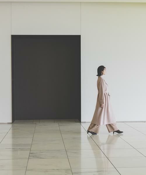 ＊＊NATURAL BEAUTY BASIC / ナチュラルビューティーベーシック アウター | ベルテッドコート　24AW | 詳細4