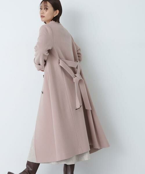 ＊＊NATURAL BEAUTY BASIC / ナチュラルビューティーベーシック アウター | ベルテッドコート　24AW | 詳細7