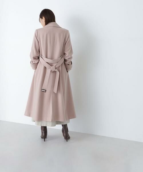 ＊＊NATURAL BEAUTY BASIC / ナチュラルビューティーベーシック アウター | ベルテッドコート　24AW | 詳細9