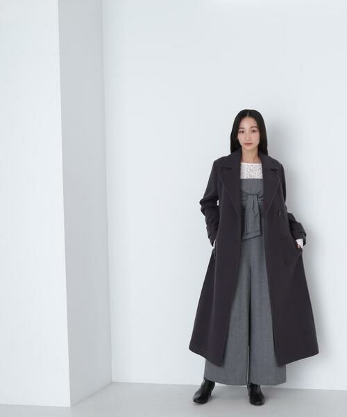 ＊＊NATURAL BEAUTY BASIC / ナチュラルビューティーベーシック アウター | ベルテッドコート　24AW | 詳細25