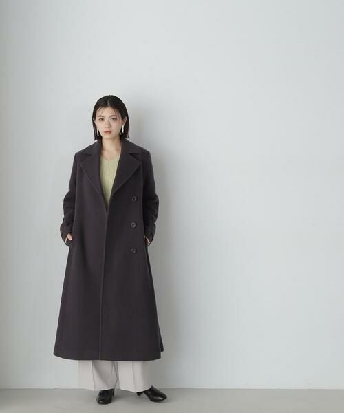 ＊＊NATURAL BEAUTY BASIC / ナチュラルビューティーベーシック アウター | ベルテッドコート　24AW | 詳細20