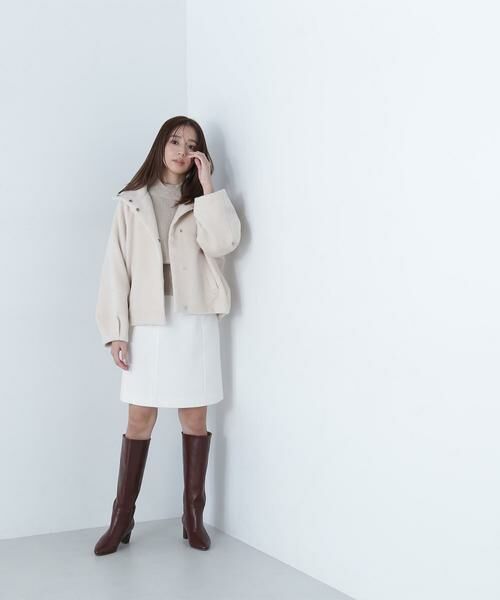 ＊＊NATURAL BEAUTY BASIC / ナチュラルビューティーベーシック ブルゾン | スタンドネックシャギーブルゾン | 詳細10