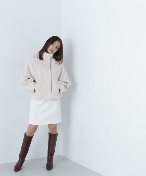 ＊＊NATURAL BEAUTY BASIC / ナチュラルビューティーベーシック ブルゾン | スタンドネックシャギーブルゾン | 詳細2