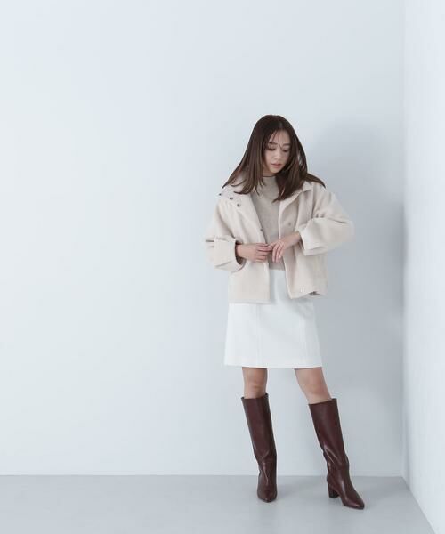 ＊＊NATURAL BEAUTY BASIC / ナチュラルビューティーベーシック ブルゾン | スタンドネックシャギーブルゾン | 詳細8