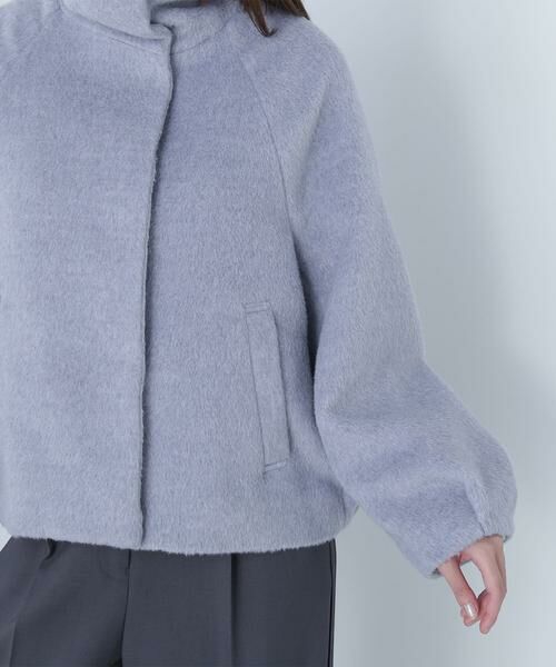 ＊＊NATURAL BEAUTY BASIC / ナチュラルビューティーベーシック ブルゾン | スタンドネックシャギーブルゾン | 詳細23