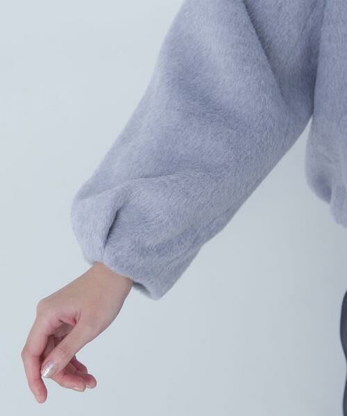 ＊＊NATURAL BEAUTY BASIC / ナチュラルビューティーベーシック ブルゾン | スタンドネックシャギーブルゾン | 詳細25