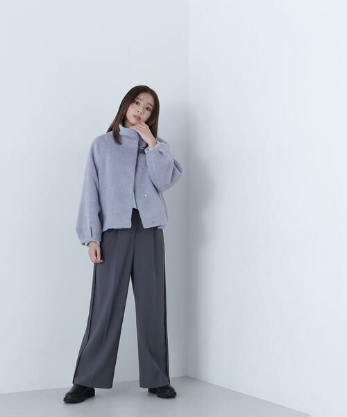 ＊＊NATURAL BEAUTY BASIC / ナチュラルビューティーベーシック ブルゾン | スタンドネックシャギーブルゾン | 詳細15