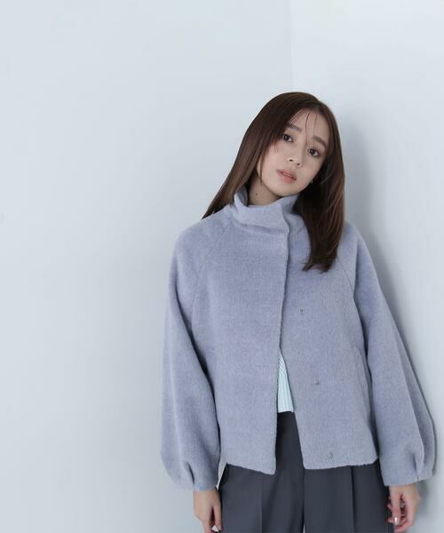 ＊＊NATURAL BEAUTY BASIC / ナチュラルビューティーベーシック ブルゾン | スタンドネックシャギーブルゾン | 詳細16